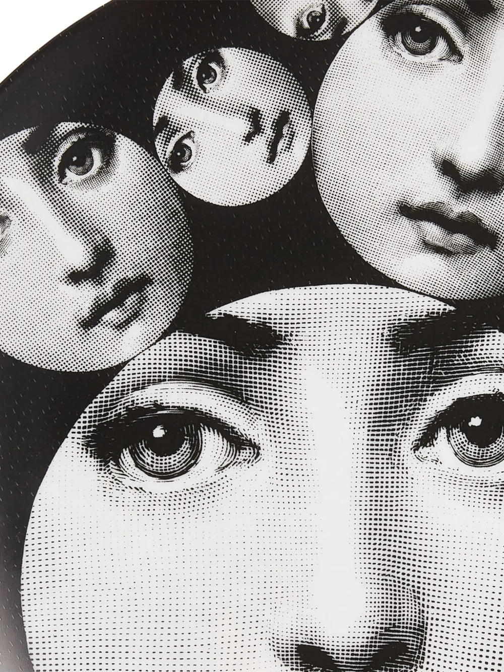 Fornasetti Tema E Variazioni N.242 Wall Plate (26cm) In Black