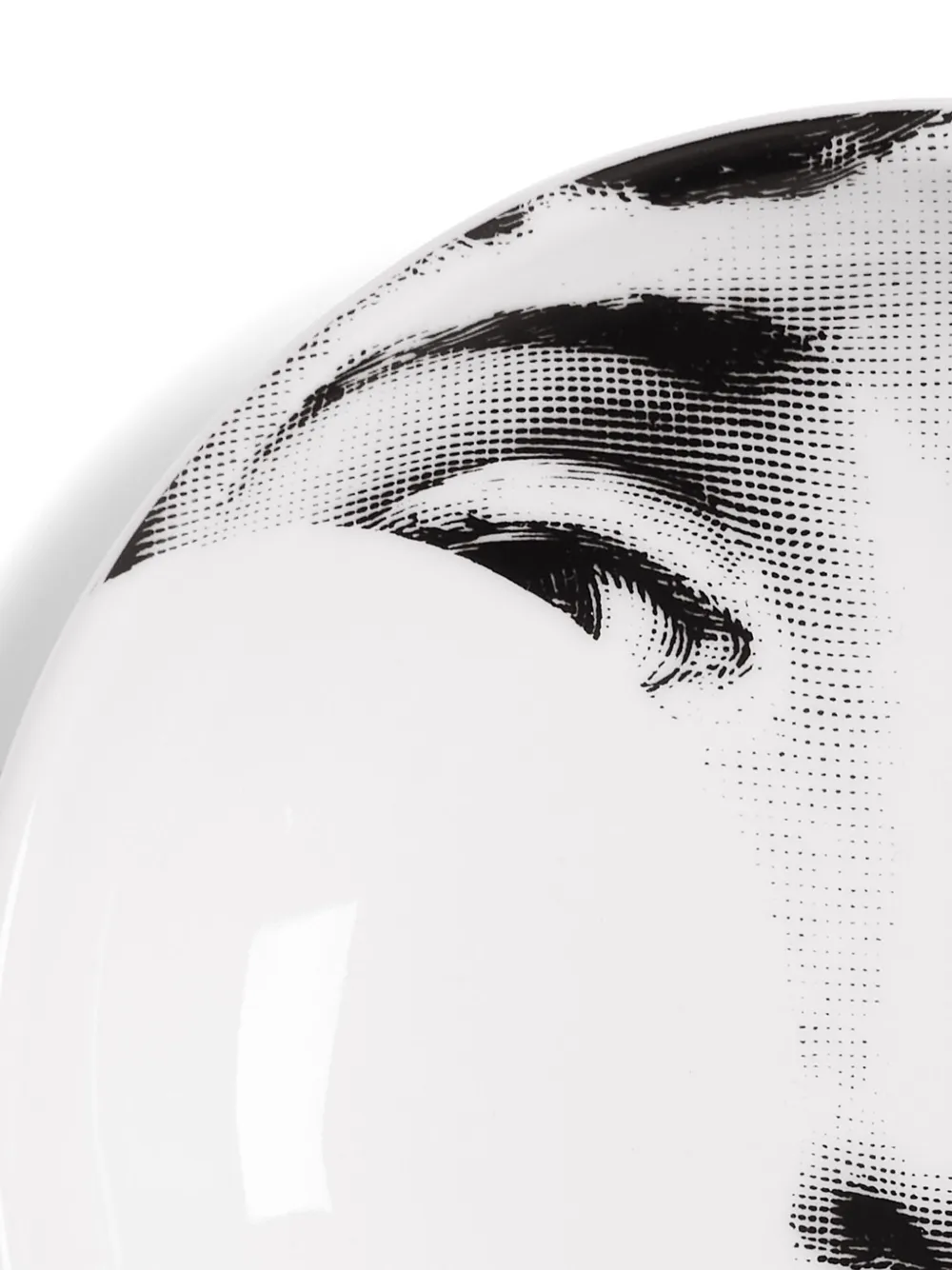 Fornasetti Round Ashtray In White