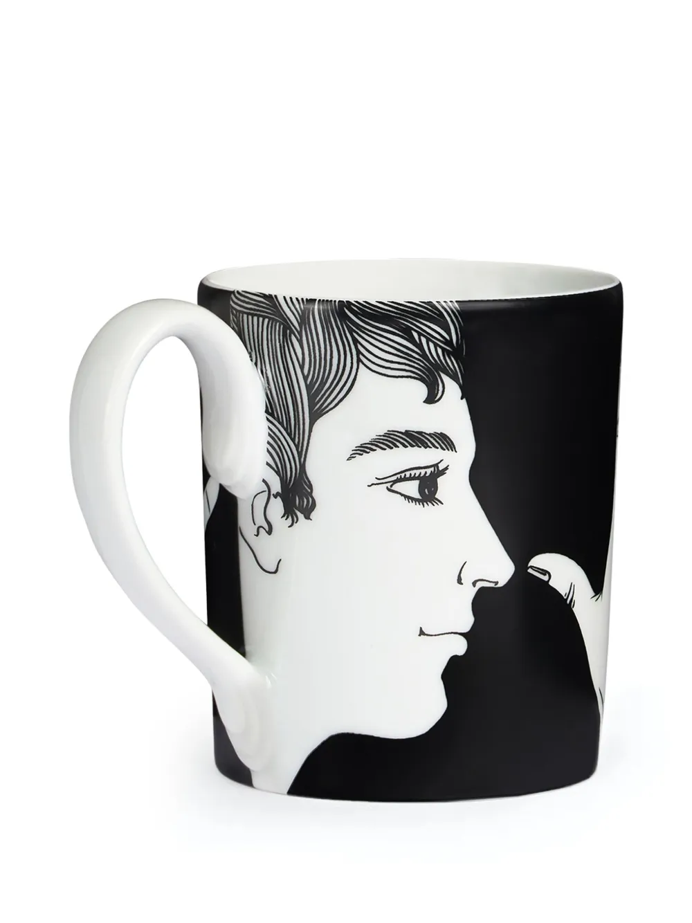 Fornasetti Marameo Mug In Black