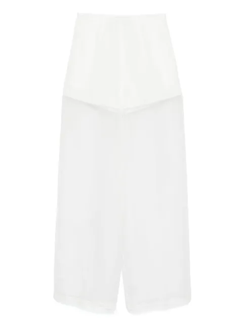 Forte Forte sheer palazzo pants