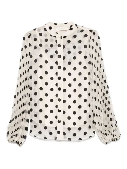 ZIMMERMANN blusa con moño en el cuello