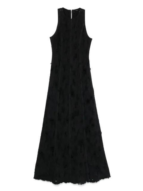Haikure vestido largo con diseño envejecido