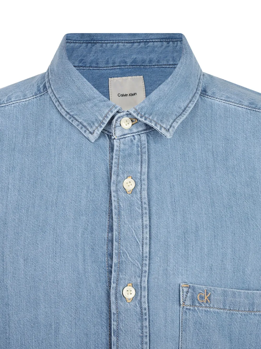 Calvin Klein Button-up overhemd Blauw