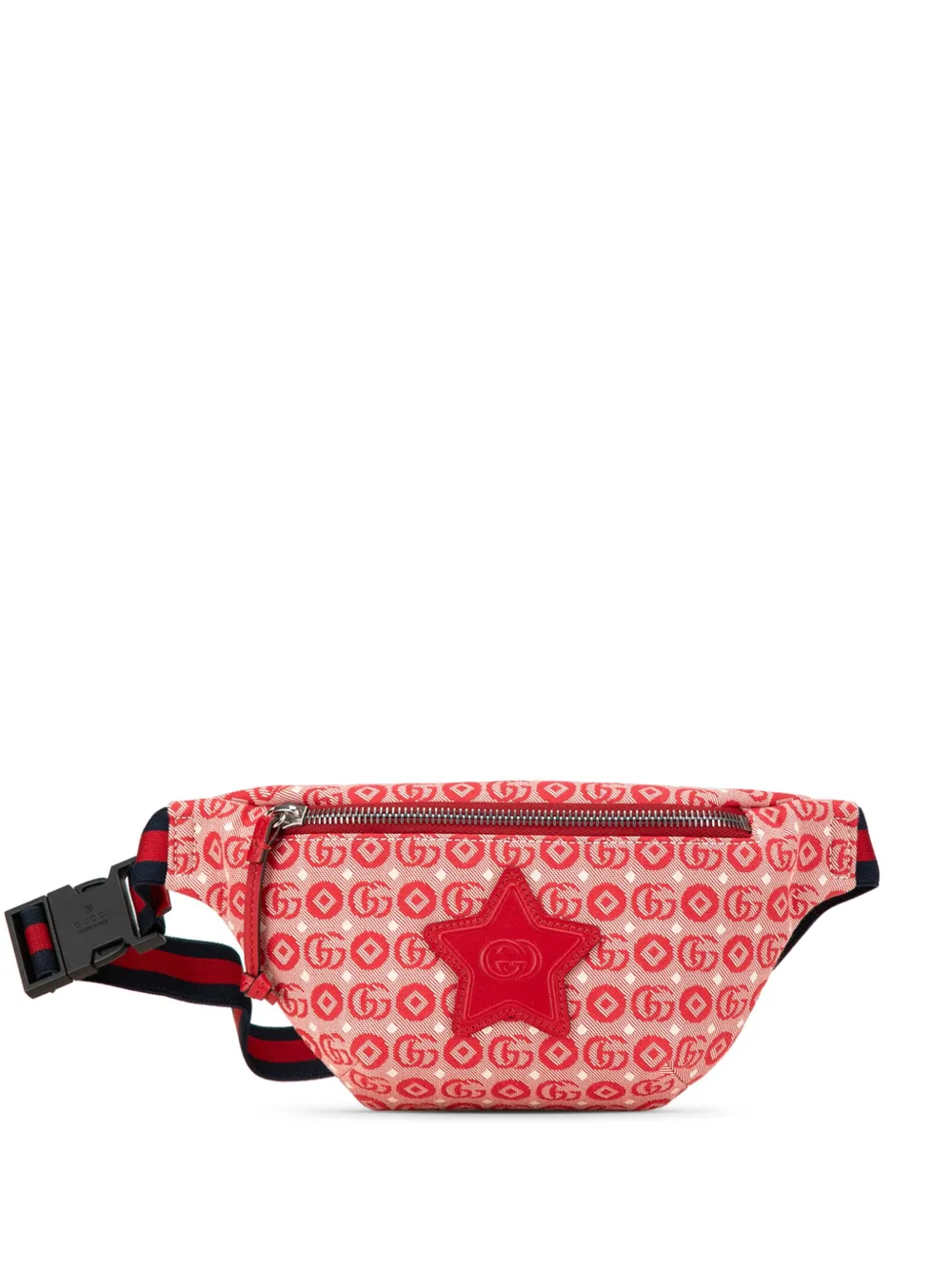 Gucci Pre-Owned 2016-2024 Kids GG Canvas Star belt bag | Red | Image 1