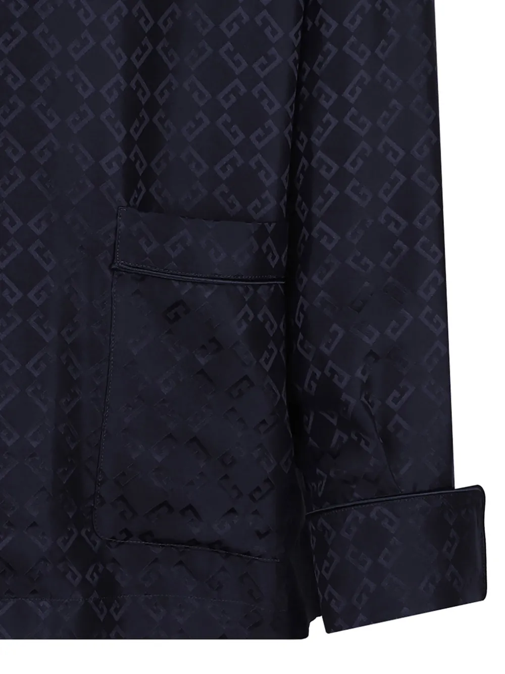 Givenchy Kids Zijden overhemd Blauw