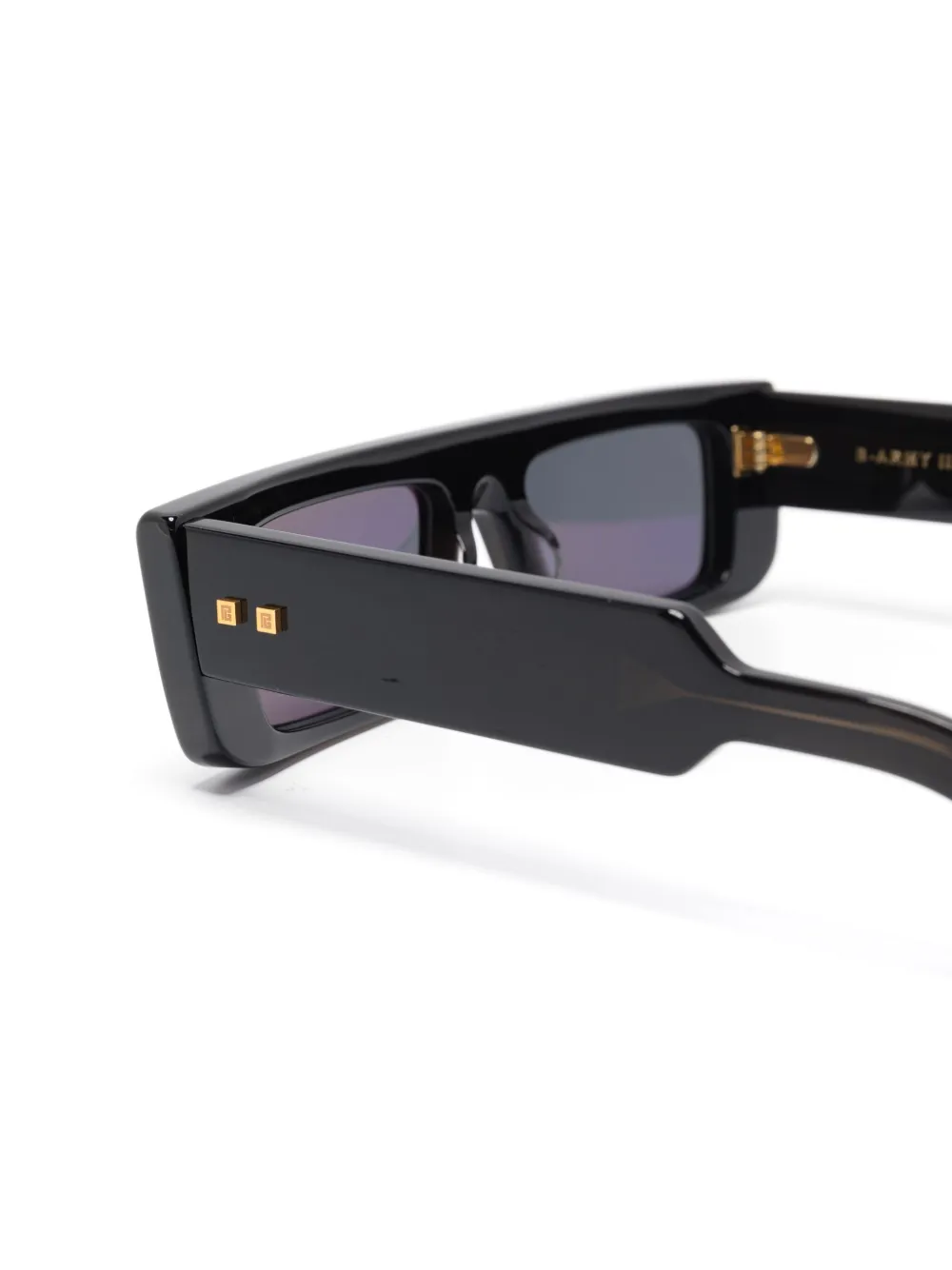 Balmain Eyewear Zonnebril met vierkant montuur Zwart