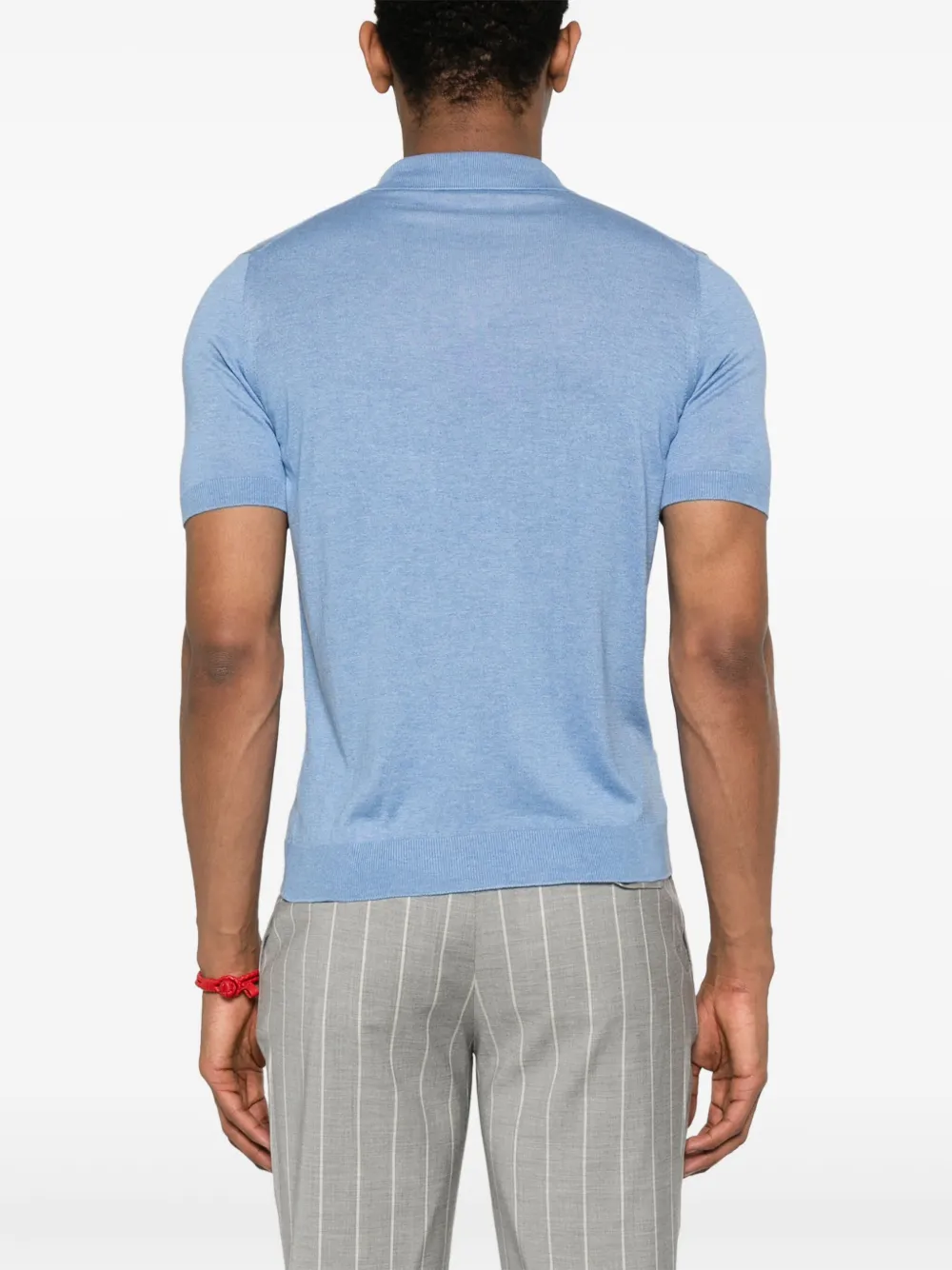 Tagliatore Keith T-shirt Blauw