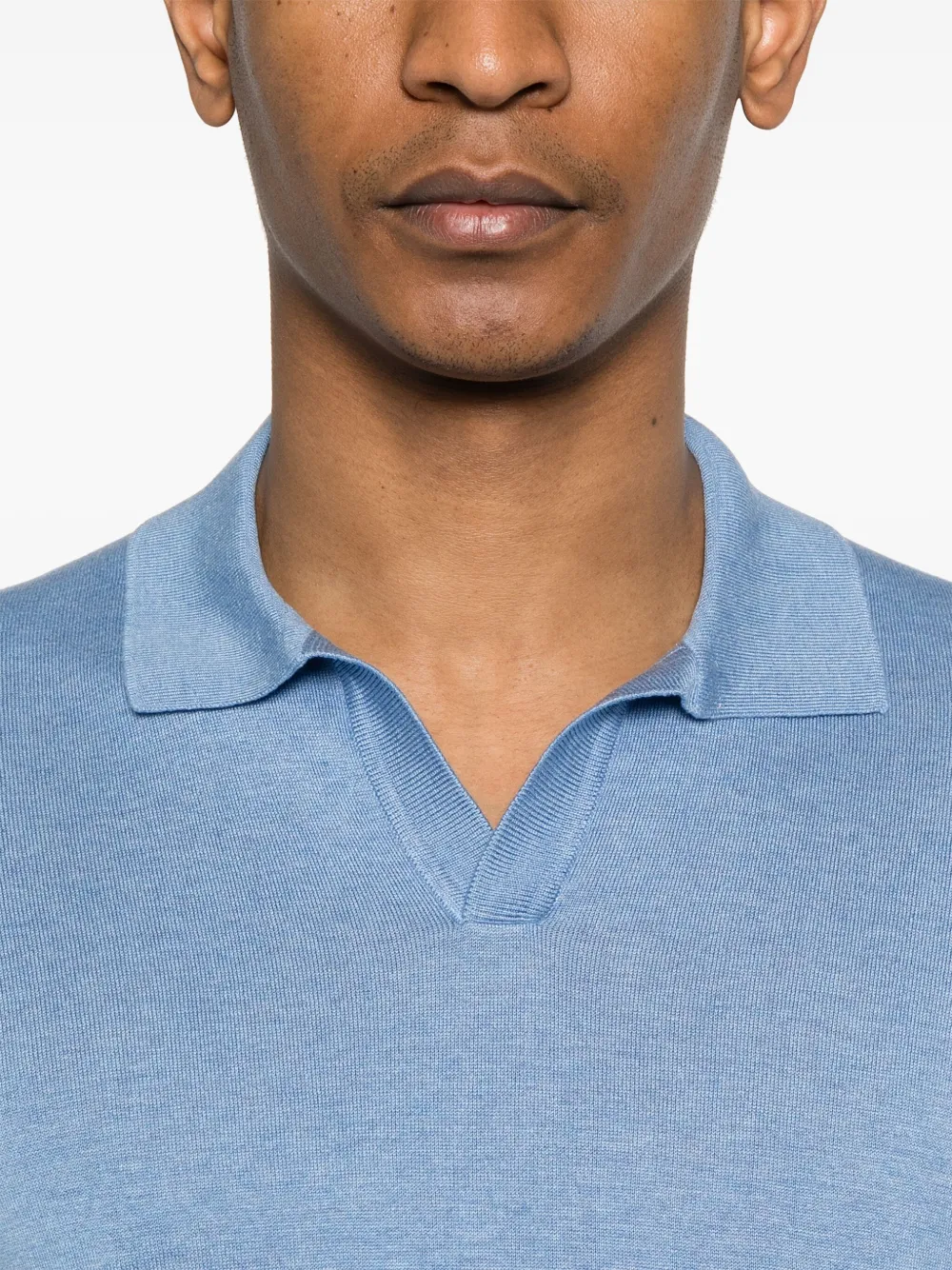Tagliatore Keith T-shirt Blauw