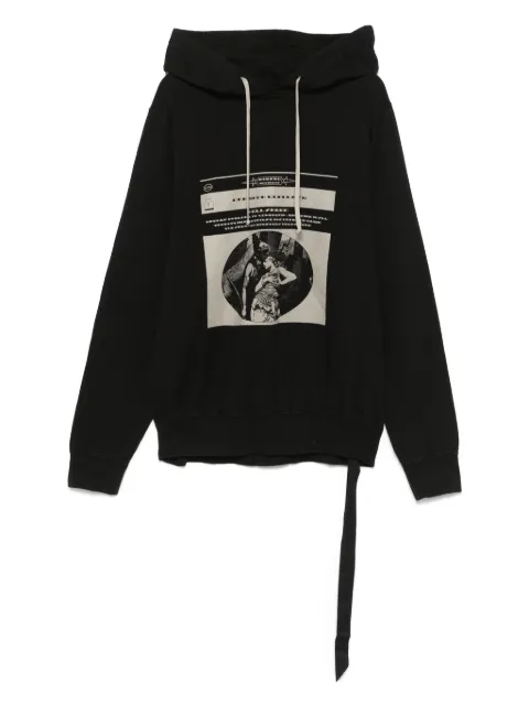 Rick Owens DRKSHDW худи с графичным принтом