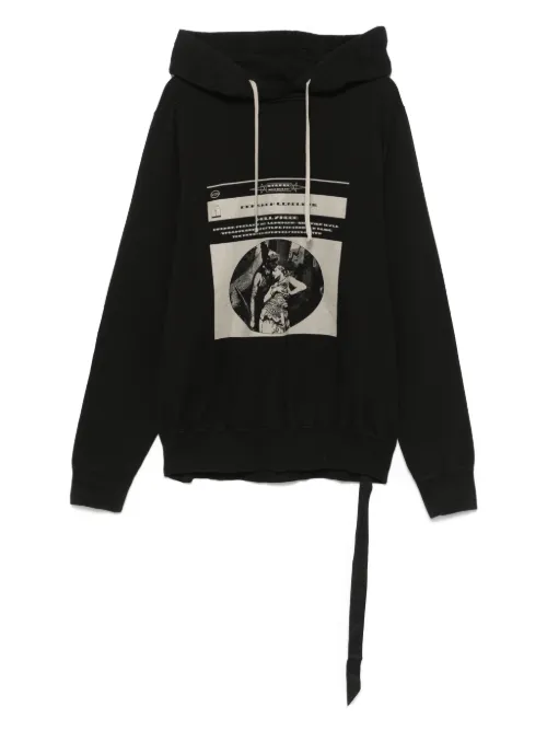Hoodie à imprimé graphique - Rick Owens DRKSHDW - Modalova