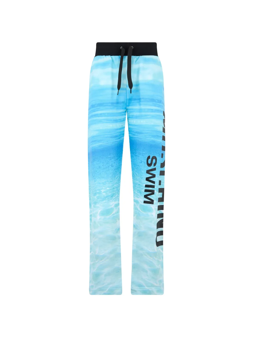 Moschino logo-print track pants - Blu
