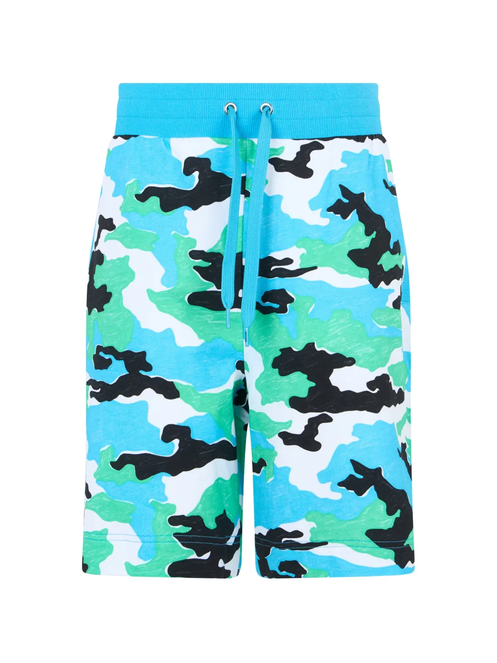 Moschino camouflage-print shorts Blauw
