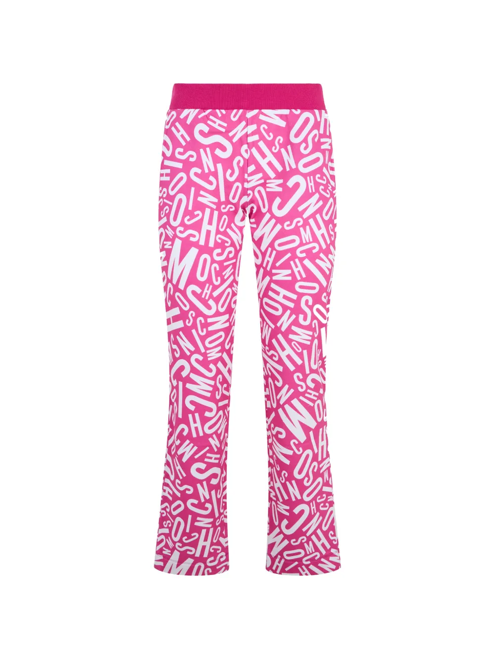 Moschino logo-print track pants - Rosa
