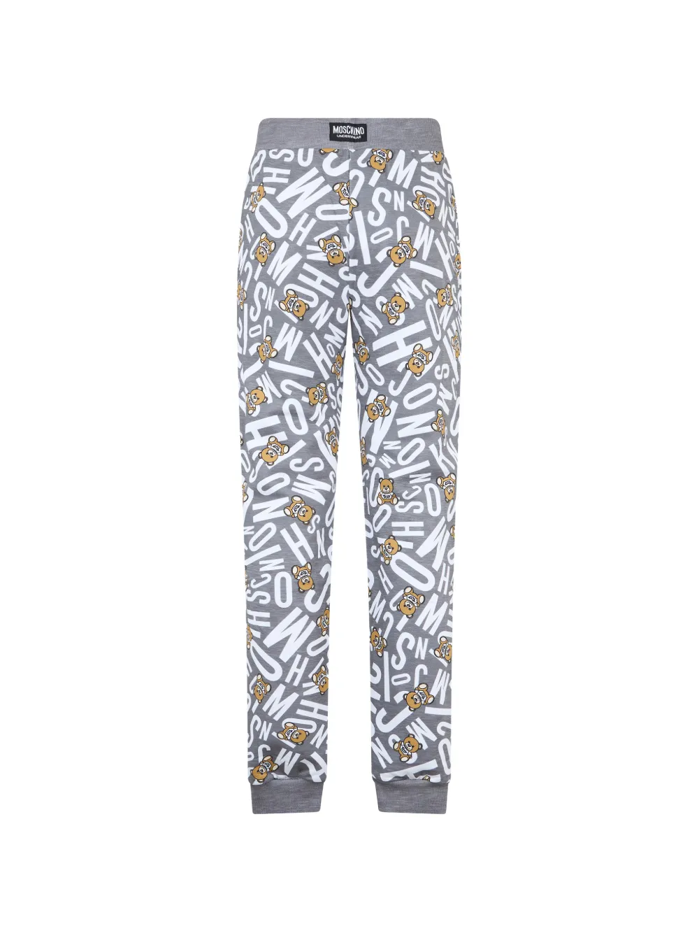 Moschino logo-print Teddy Bear track pants - Grau