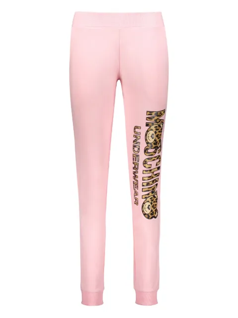 Moschino pantalones con logo estampado