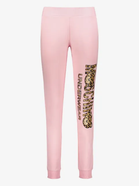 Moschino logo-print trousers