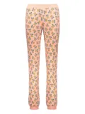 Moschino all-over logo-print track pants - Pink