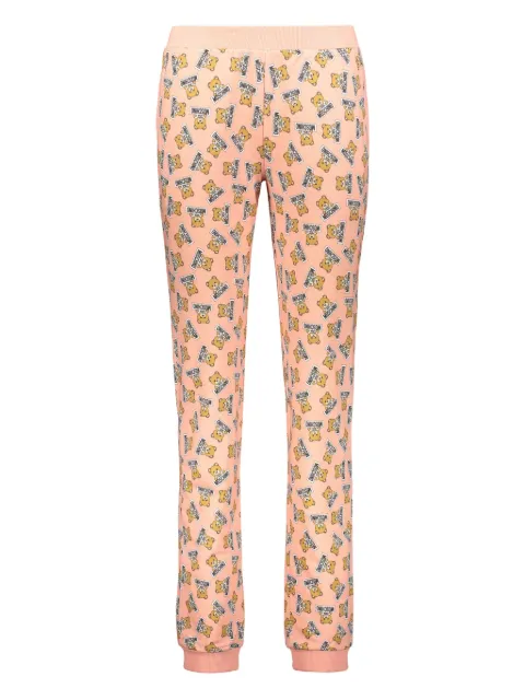 Moschino all-over logo-print track pants