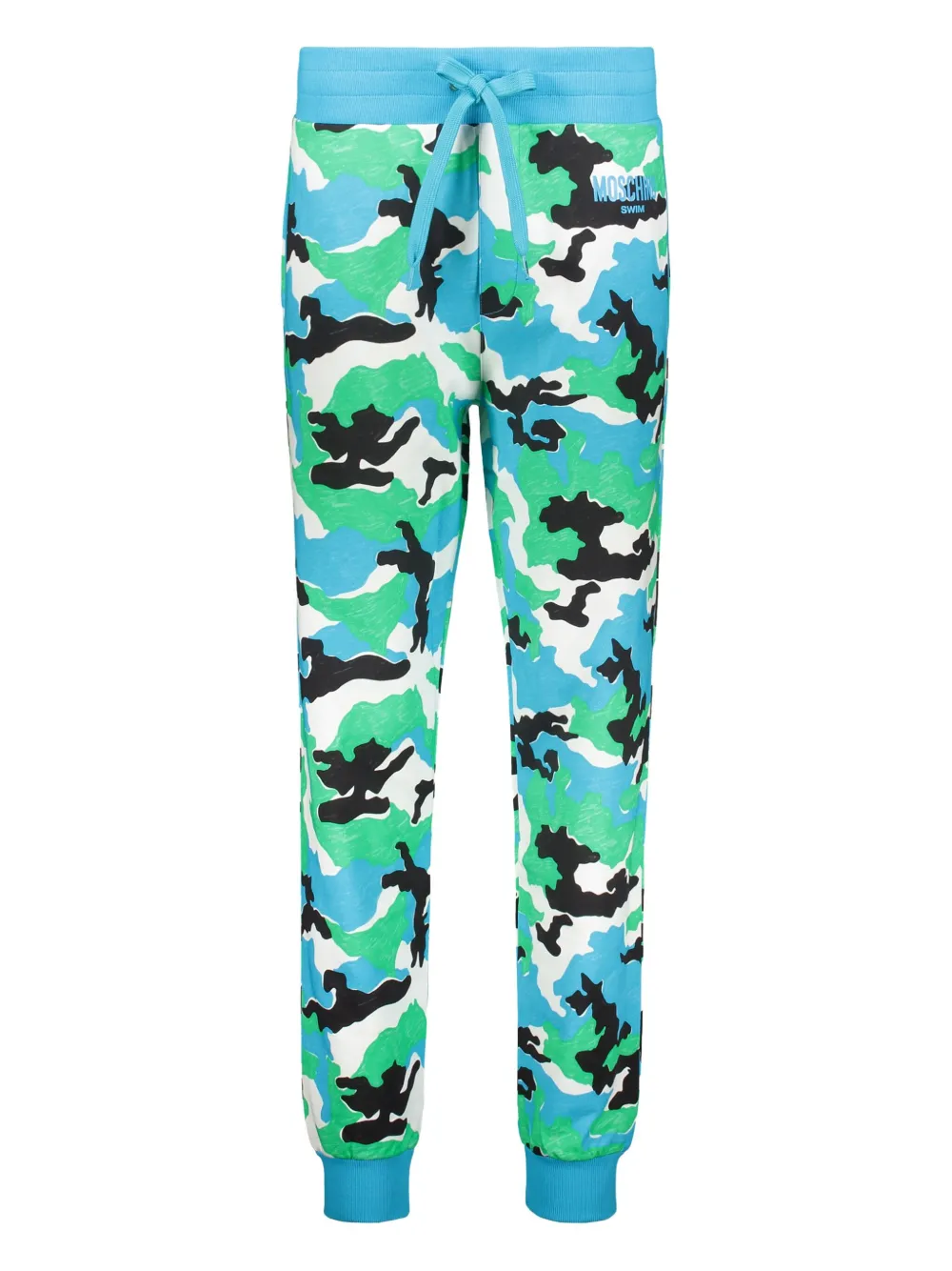 Moschino all-over print track pants | Blue | Image 1
