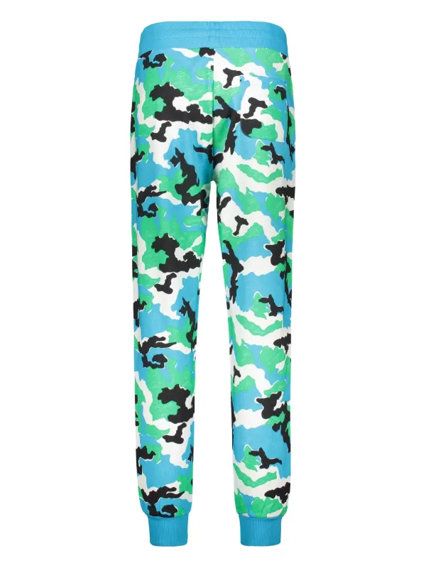 Moschino オールオーバープリント トラックパンツ | ブルー | FARFETCH JP