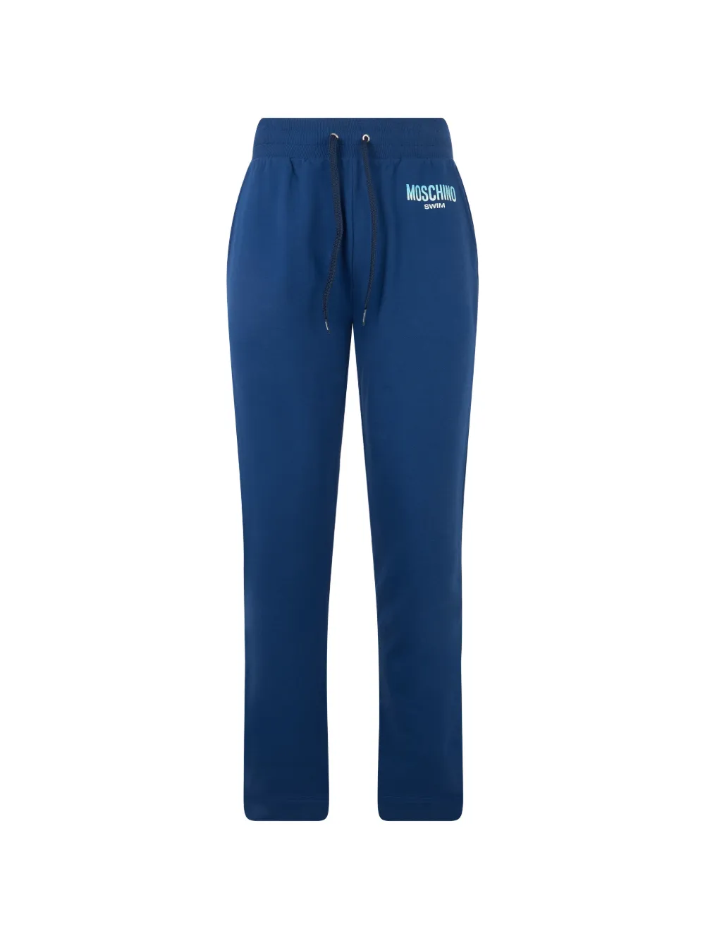 Moschino logo-print track pants - Blu