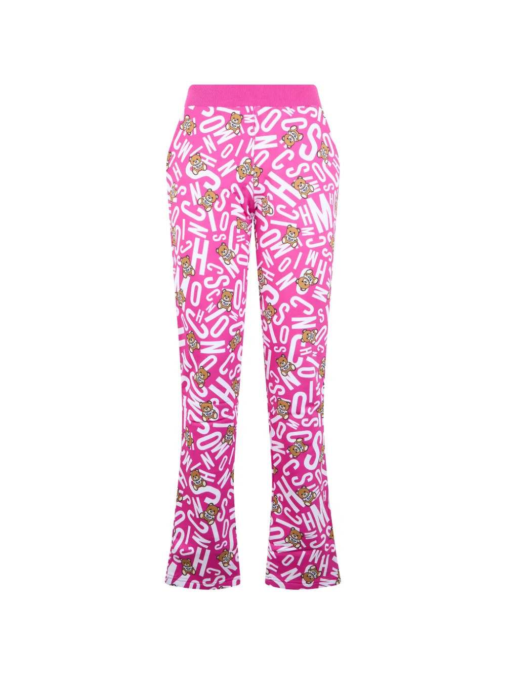 Moschino logo-print track pants - Rosa