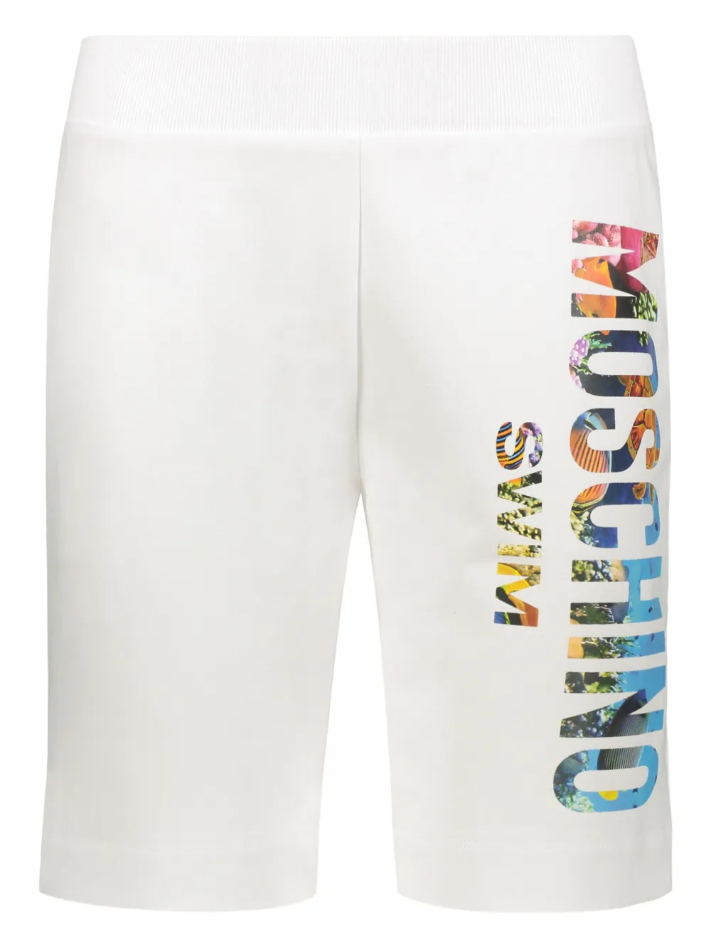 Moschino Shorts met logoprint Wit