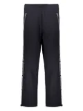 Moschino side-stripe trousers - Blue