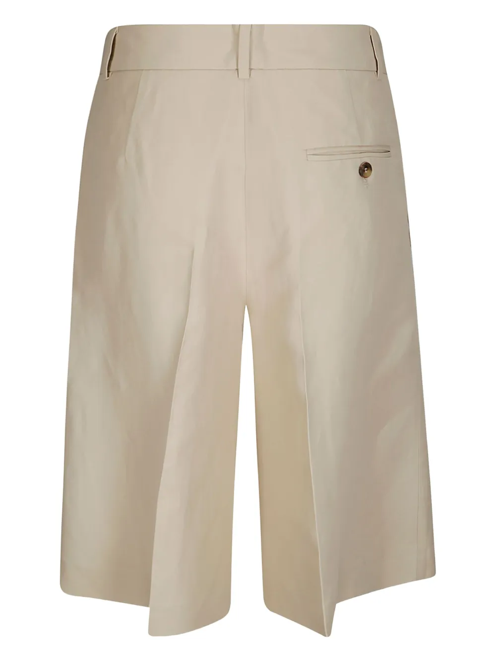 albertobiani Alberto Biani Geplooide shorts - Beige