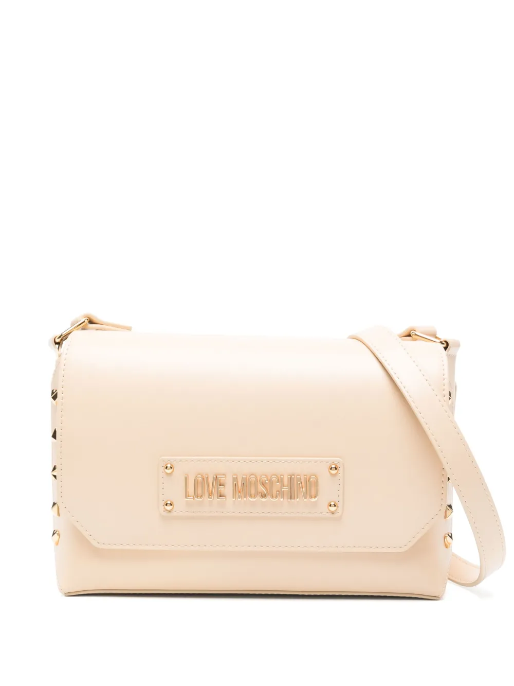 Love Moschino logo-plaque cross body bag | Neutrals | Image 1