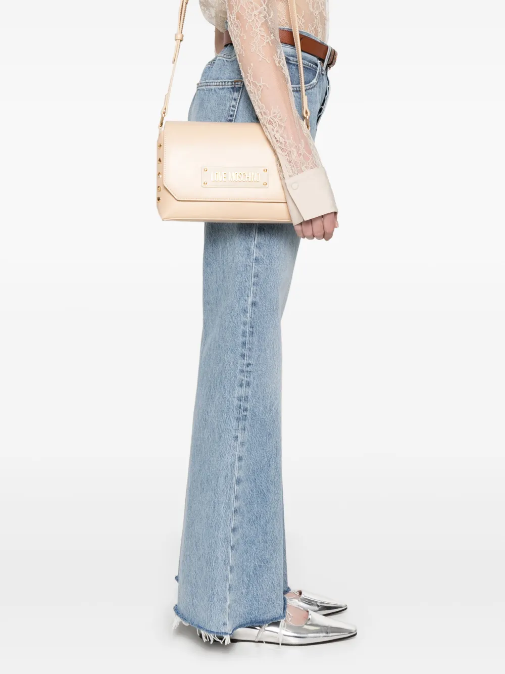 Love Moschino logo-plaque cross body bag | Image 2