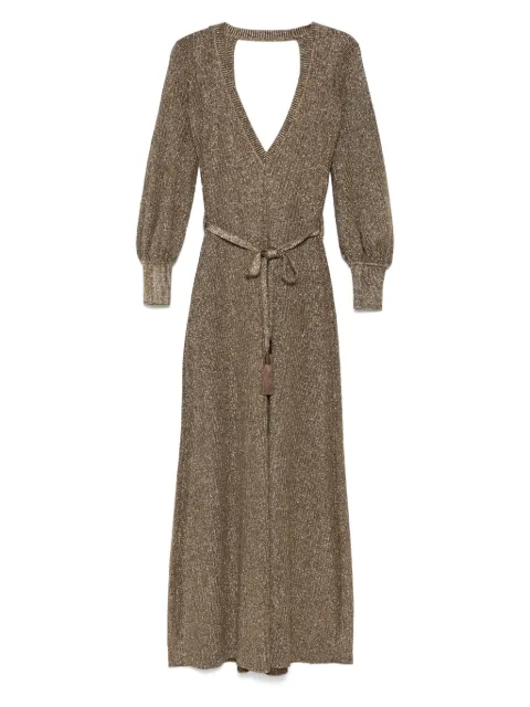 TOM FORD V-neck open-back maxi dress