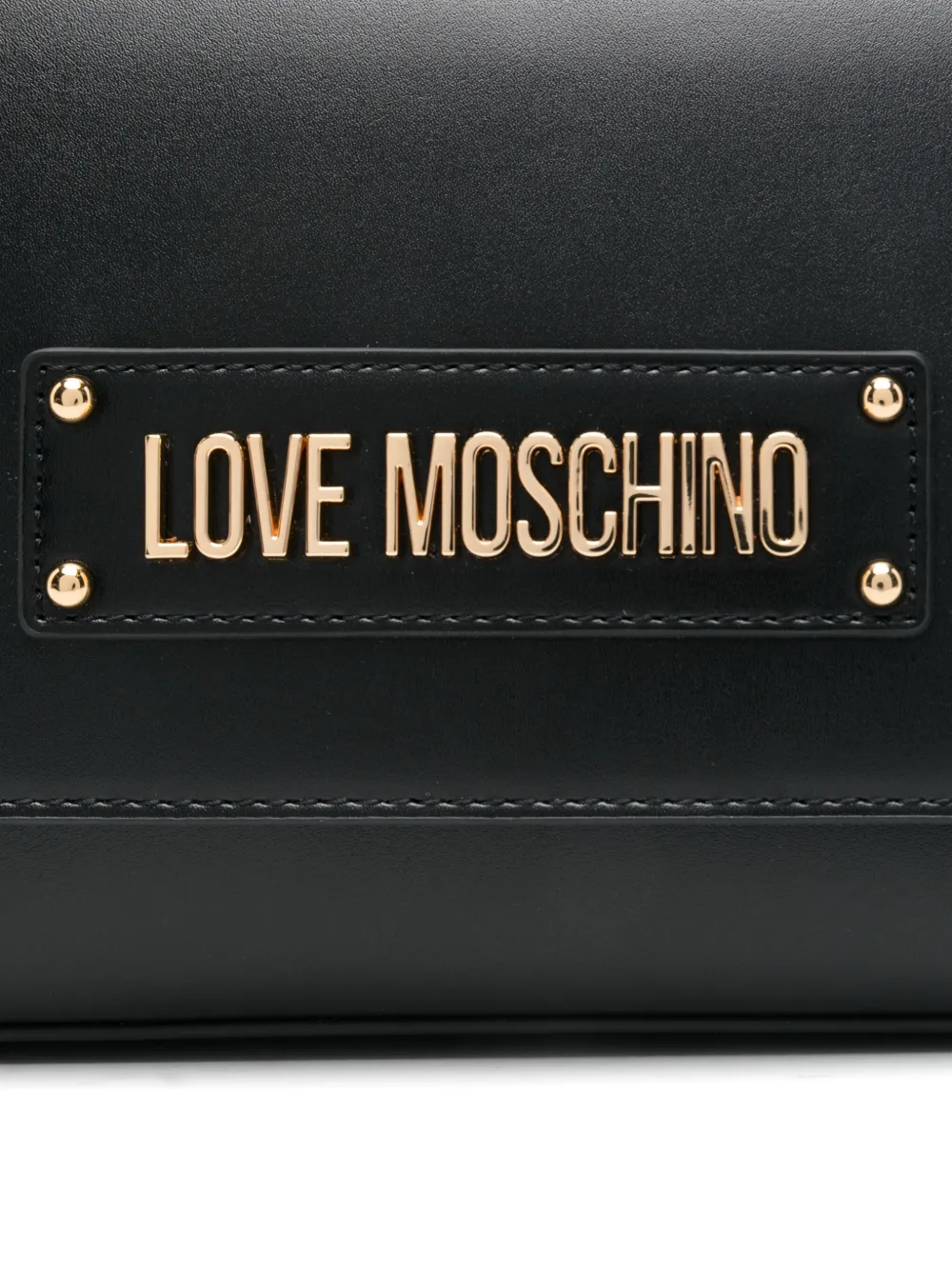 Love Moschino Crossbodytas met logoplakkaat Zwart