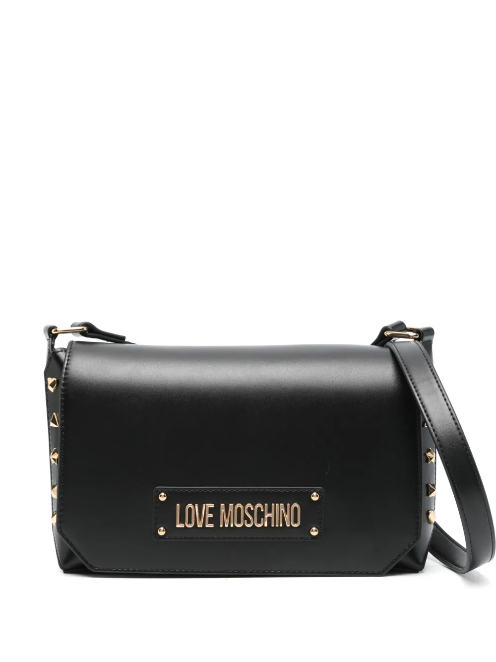 Love Moschino logo-plaque Cross Body Bag | Black | FARFETCH