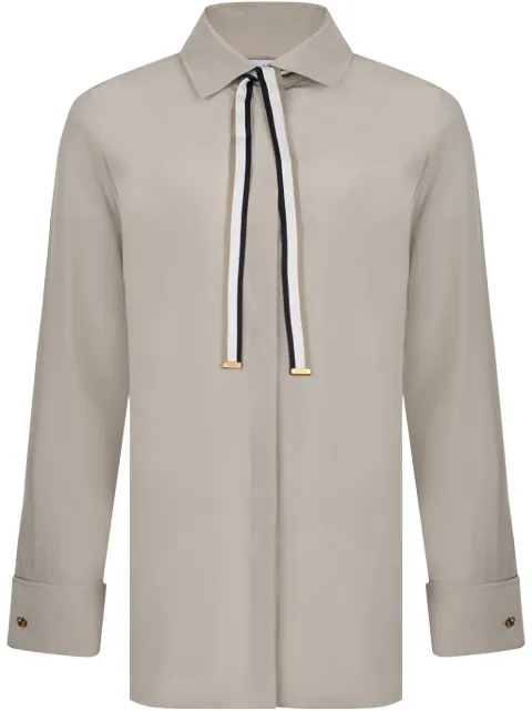 Max Mara ribbon-detail shirt