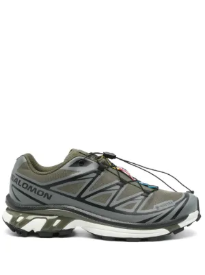 MM6 Maison Margiela X Salomon Cross Low Sneakers | Green | FARFETCH CA