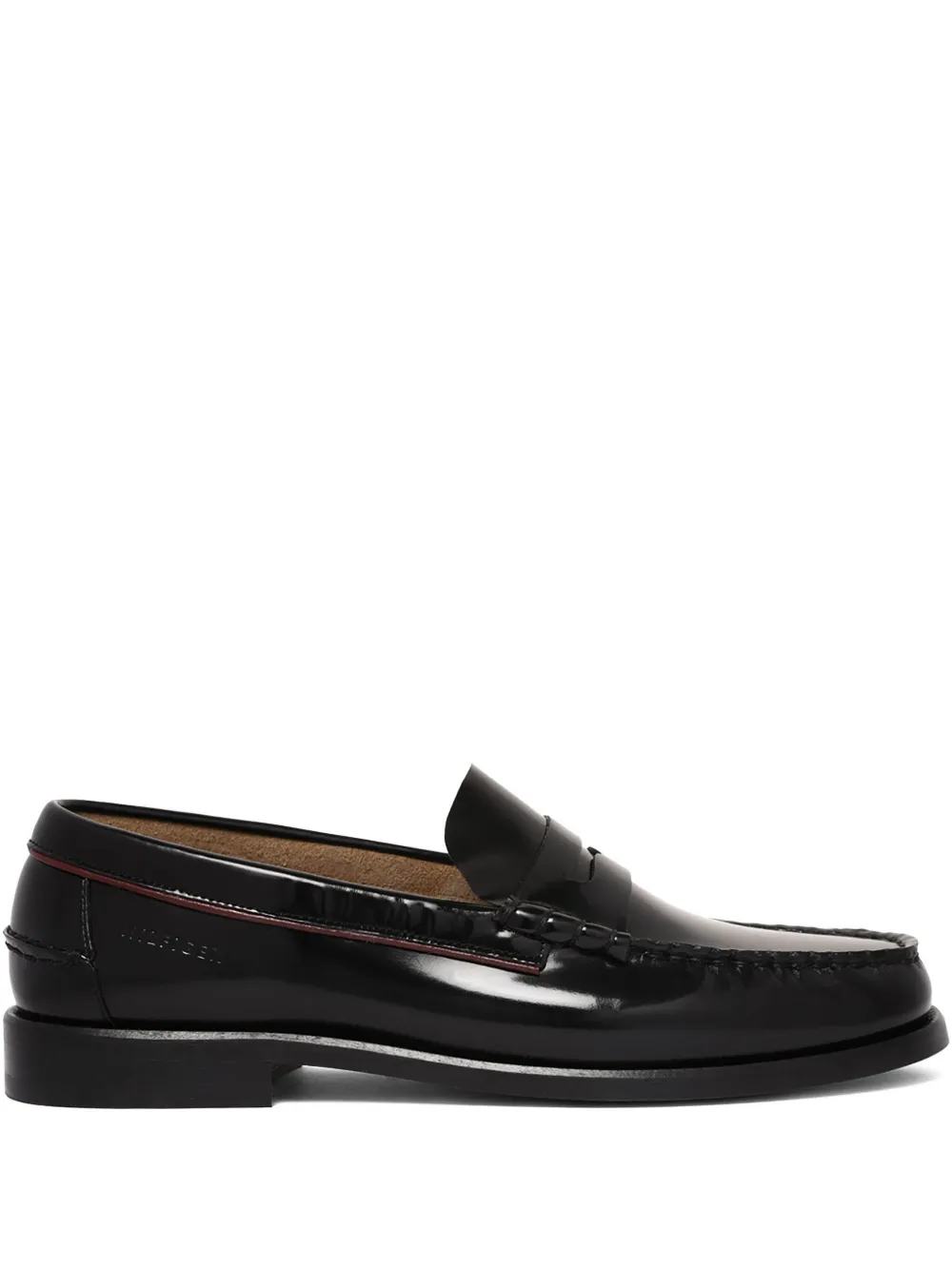 leather loafers