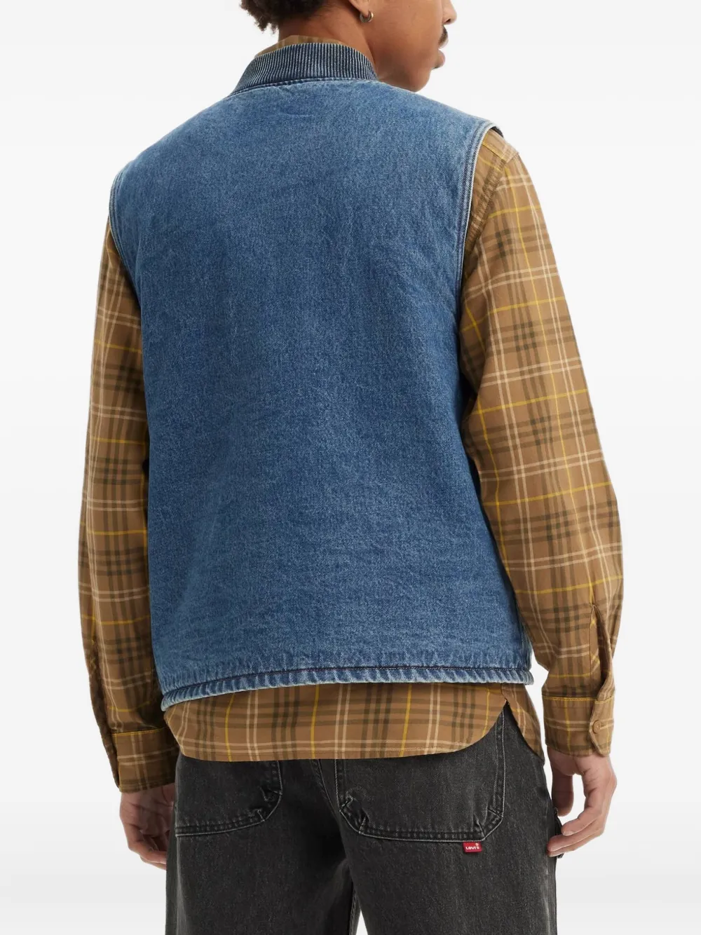 Levi's Sansome bodywarmer met ritszak Blauw