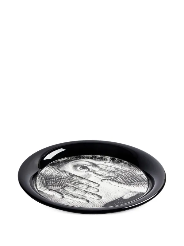 Fornasetti Tema e Variazioni n. 154 トレイ | ブラック | FARFETCH JP