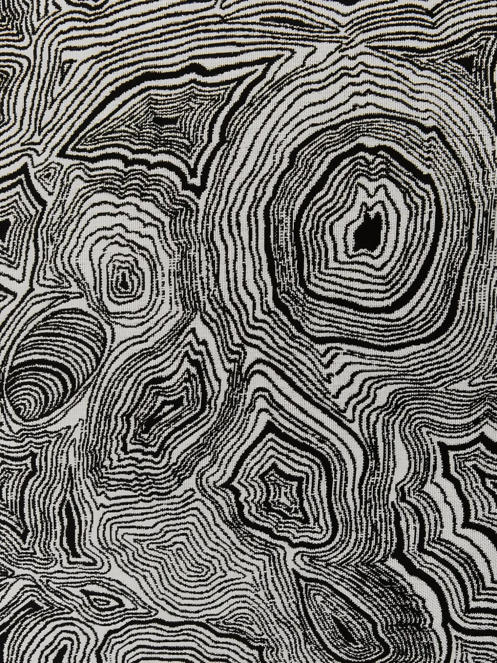 Fornasetti Malachite Outdoor Cushion (40cm X 40cm) In Black