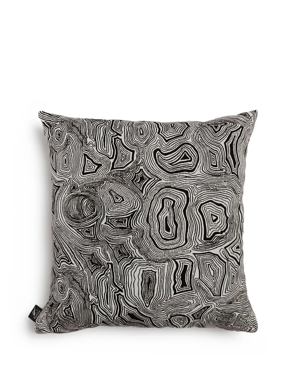 Fornasetti Malachite outdoor cushion (40cm x 40cm) | Cushions | Image 2