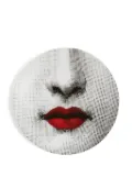 Fornasetti Tema e Variazioni n.397 Red Lips plate (26cm) - White