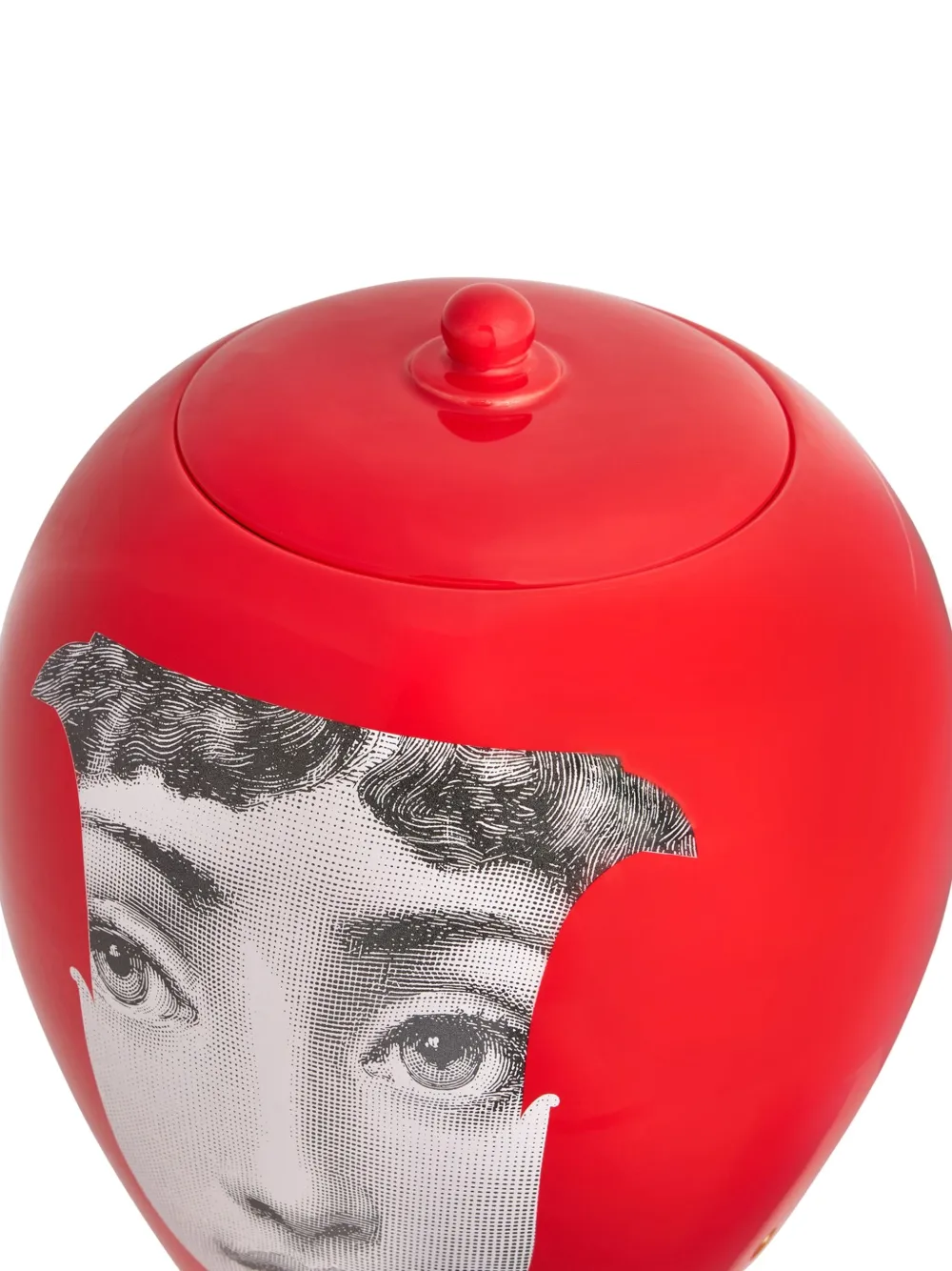 Fornasetti Sagome Di Vasi Vase In Red