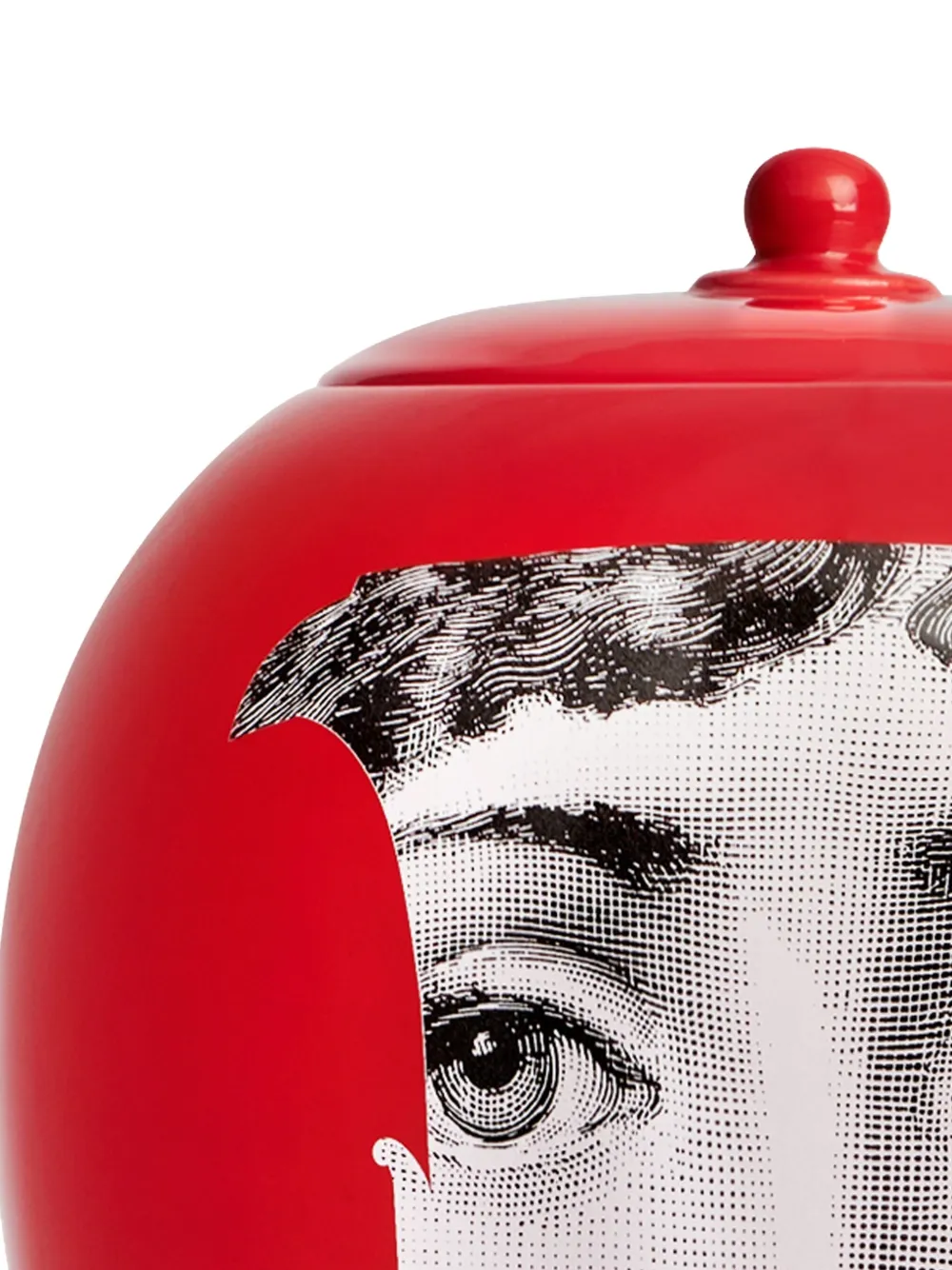 Fornasetti Sagome Di Vasi Vase In Red