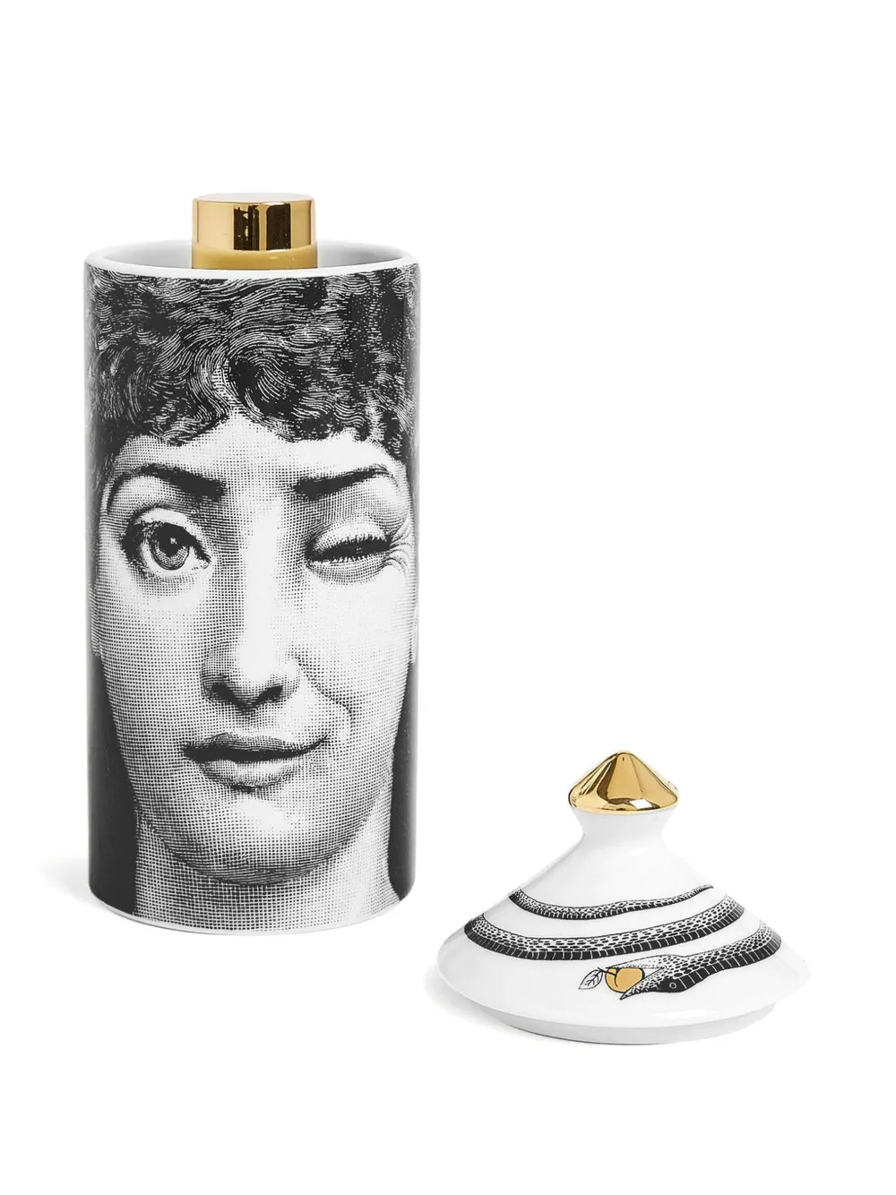 Shop Fornasetti Talvolta Mascherina Decor "frutto Proibito" Room Spray (100ml) In Black