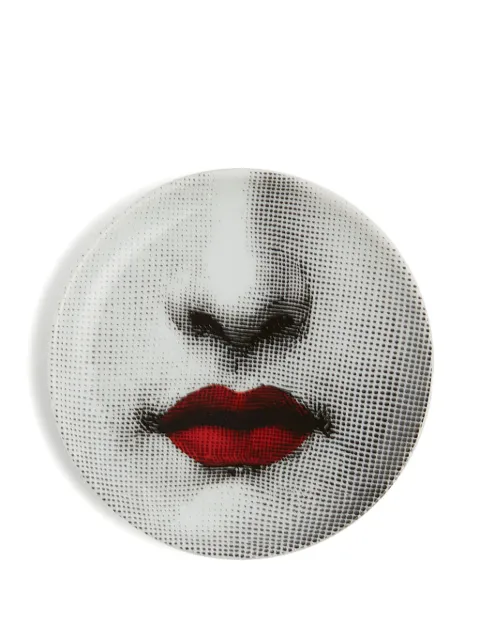 Fornasetti Tema e Variazioni n.397 Red Lips coaster (10cm)