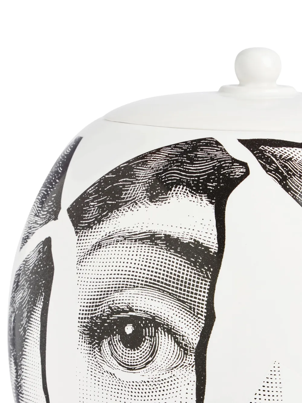 Fornasetti Cocci Vase (30cm X 15cm) In White