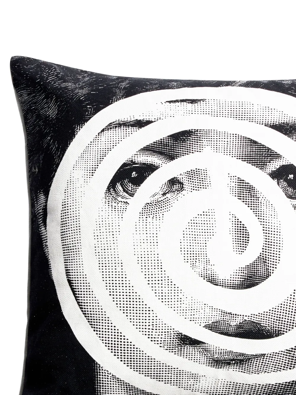 Fornasetti Tema E Variazioni No. 18-297 Cushion In Black