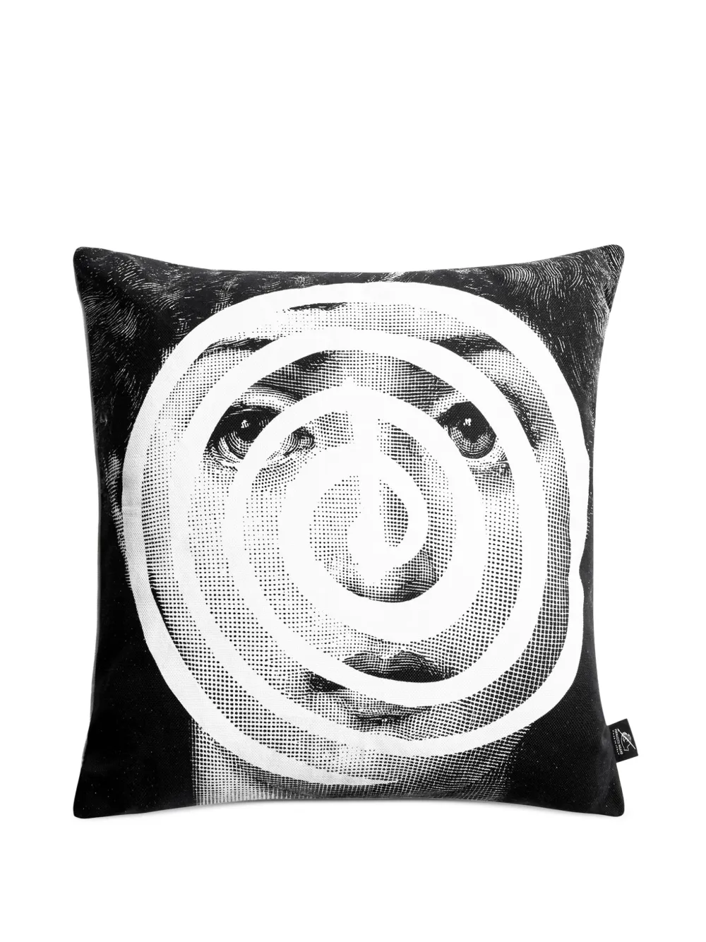 Fornasetti Tema e Variazioni n. 18-297 cushion (40cm x 40cm) | Black | Image 1