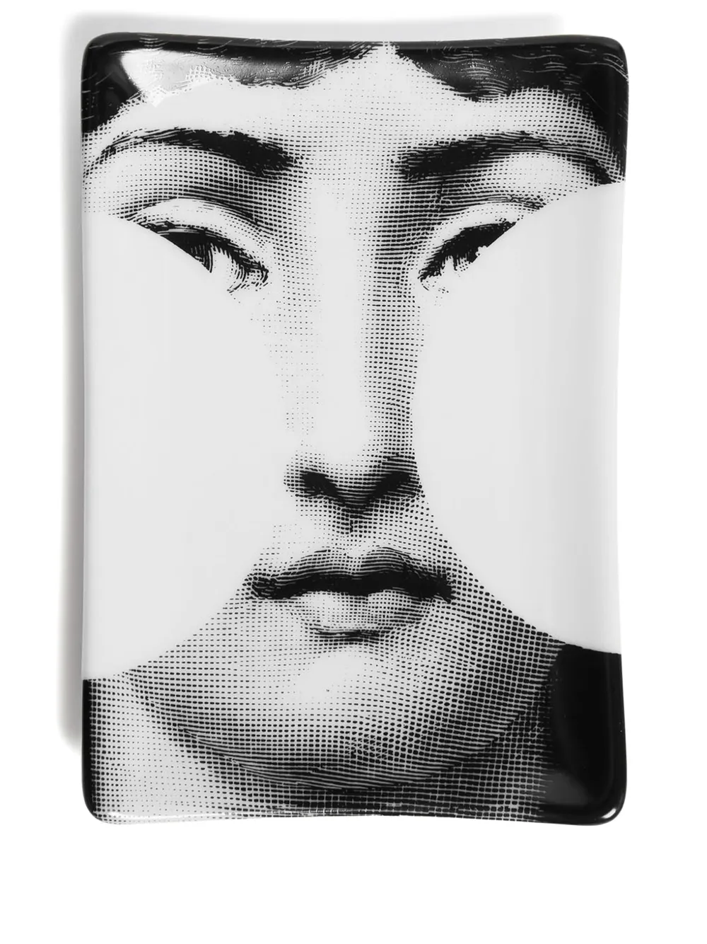 Fornasetti Tema e Variazioni n.149 rectangular ashtray | White | Image 1